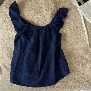 Vineyard Vines 100% cotton Navy Blue Women's Top Small